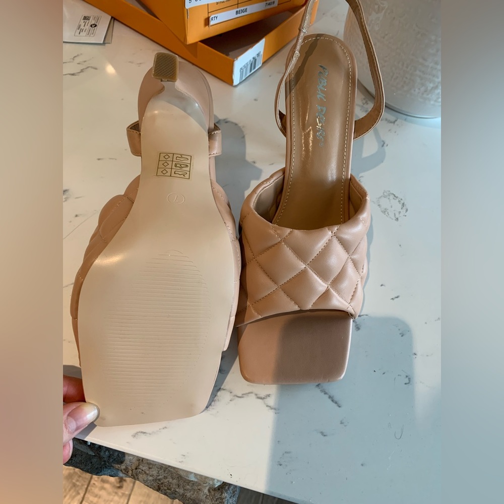 Public Desire nude heels